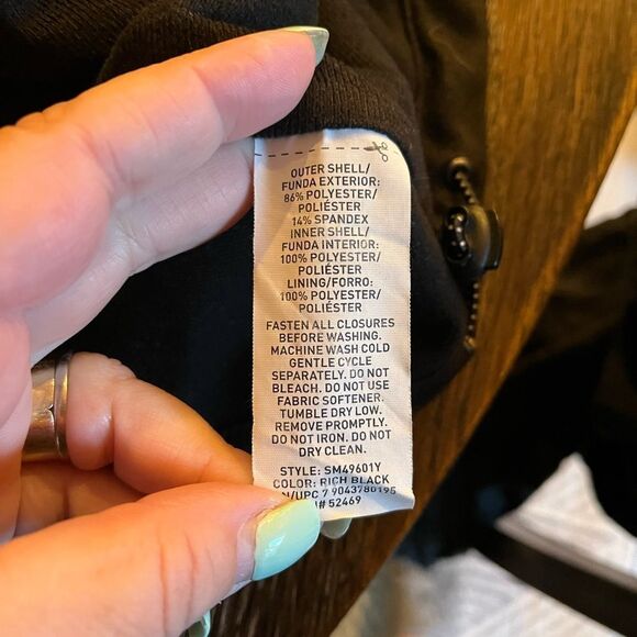 Swiss Tech Black Zip Up Jacket sz XL 46/48 EUC - Picture 8 of 9